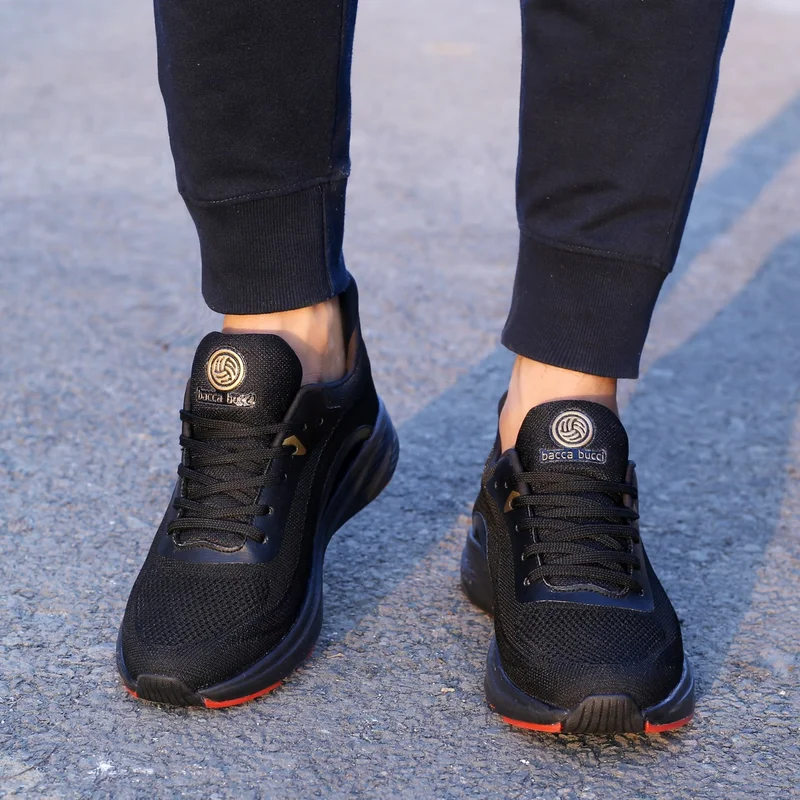 Bacca Bucci Black Fly Everyday Running Shoes for Men | Best Price UAE